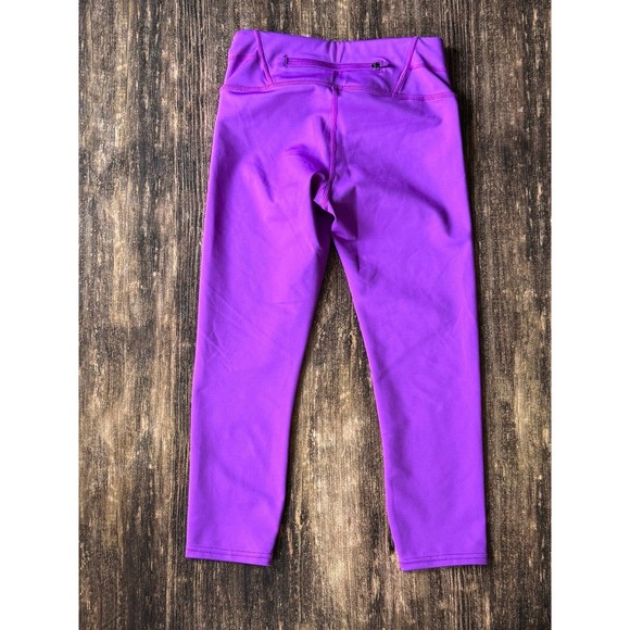 Athleta Women's Solid Purple Compression Leggings W/ Back Pocket Size XXS - Picture 4 of 5